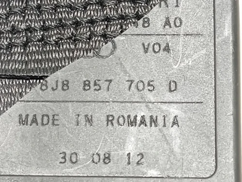 Cintura DI Sicurezza Sedile ANT SX 8J8 857 705 D Audi TT 8J3 2010