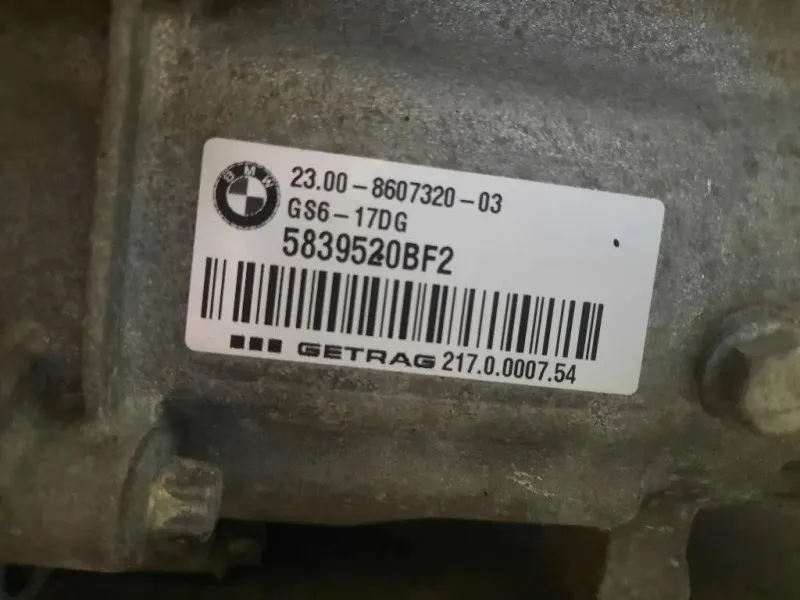 Cambio N47D20A 177 CV 130 KW GS617BG Bmw Serie 1 E88 Cabrio 2005