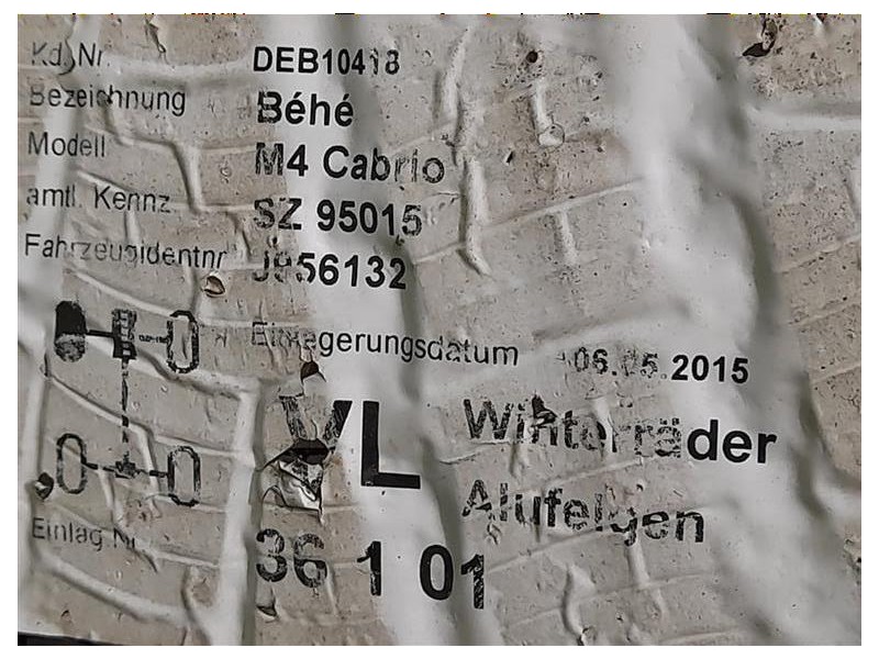 KIT 4 Cerchi CERCHI IN LEGA M SPORT DOPPIA MISURA Bmw Serie 5 F10 Berlina 2012