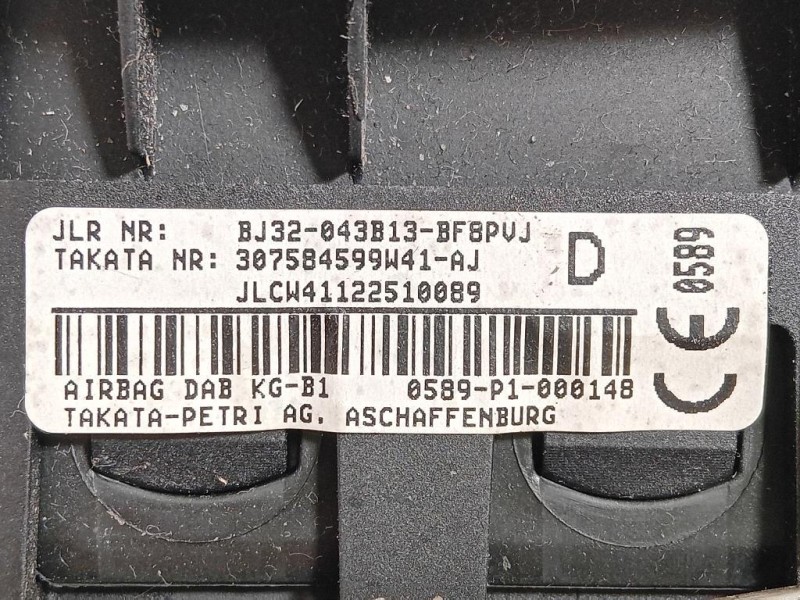 Air-bag Guidatore BJ32-043B13-BF8PVJ Land Rover Range Rover Evoque I 2011