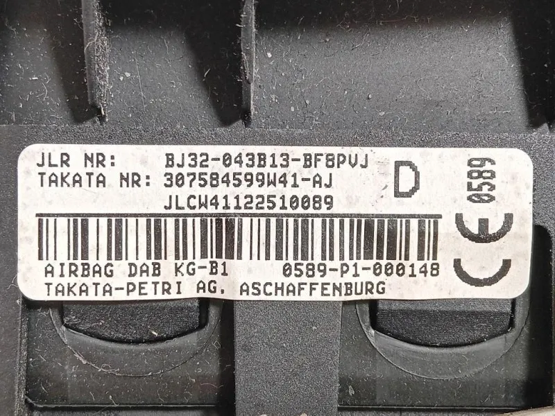 Air-bag Guidatore BJ32-043B13-BF8PVJ Land Rover Range Rover Evoque I 2011