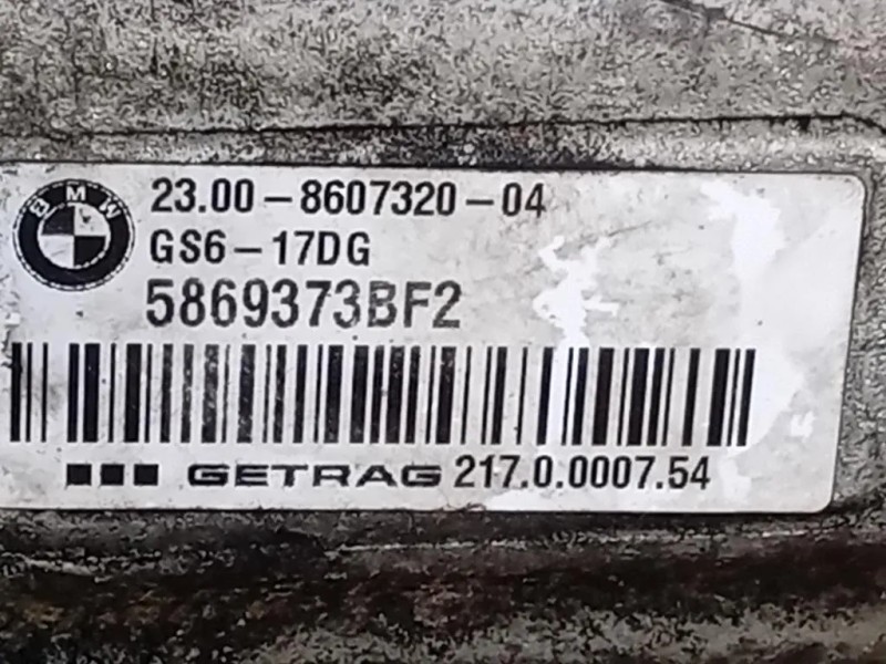 Cambio GS6-17DG6 MARCE MANUALE Bmw Serie 1 F20 Berlina 2012