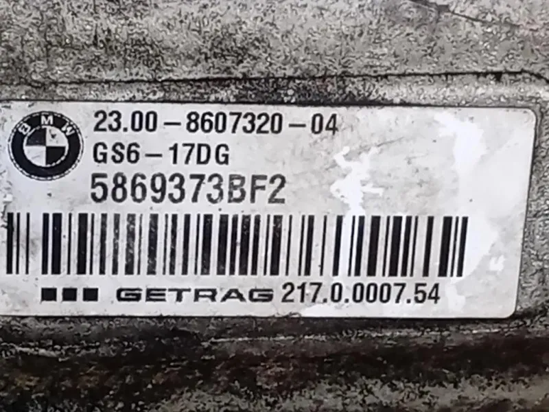 Cambio GS6-17DG6 MARCE MANUALE Bmw Serie 1 F20 Berlina 2012