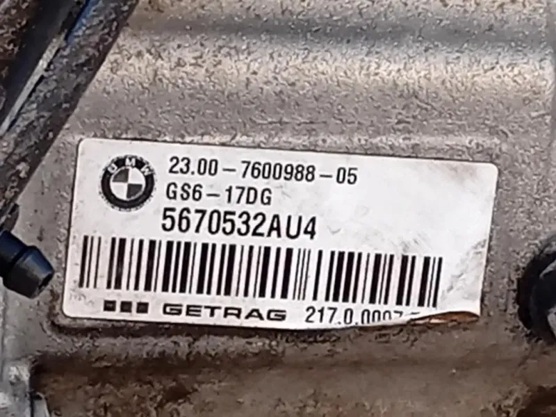 Cambio GS6-17DG 6 MARCE MANUALE Bmw Serie 1 F20 Berlina 2012