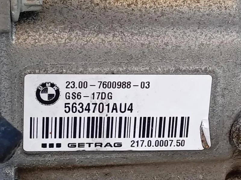 Cambio GS6-17DG 6 MARCE MANUALE Bmw Serie 1 F20 Berlina 2012