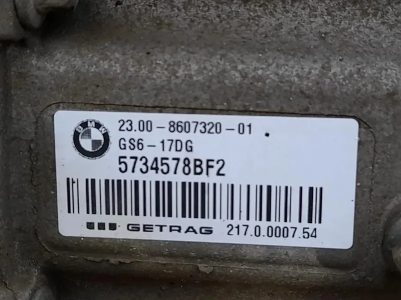 Cambio 2170000754 6 MARCE MANUALE Bmw Serie 1 F20 Berlina 2012