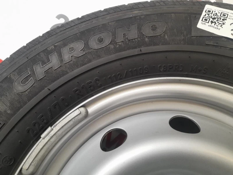 KIT 4 Cerchi CERCHI IN LEGA 22570 R15 C M+S Citroen Jumper III 2014