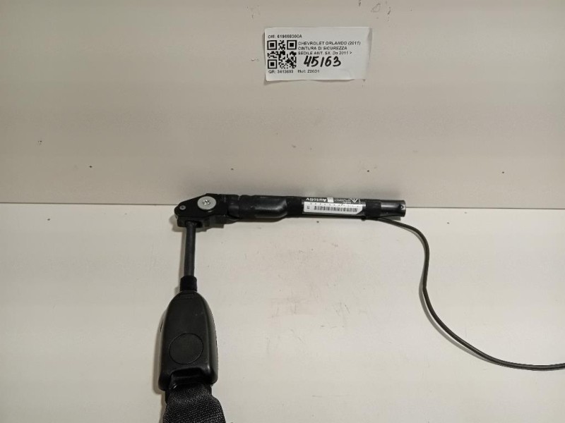 Cintura DI Sicurezza Sedile ANT SX 619668300A Chevrolet Orlando 2011