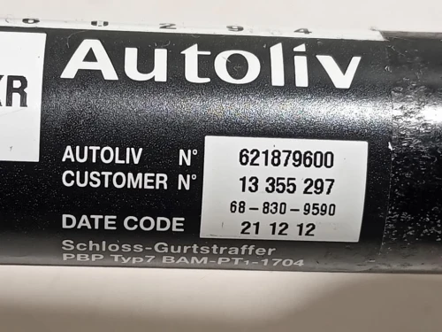 Cintura DI Sicurezza Sedile ANT SX 619668300621879600 Chevrolet Orlando 2011