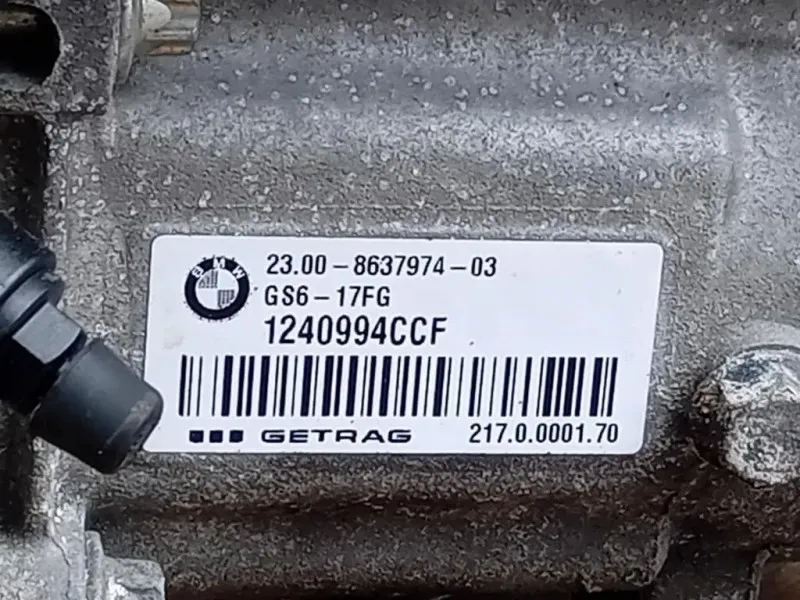 Cambio GS6-17FG 6 M MANUALE Bmw Serie 1 F20 Berlina 2015