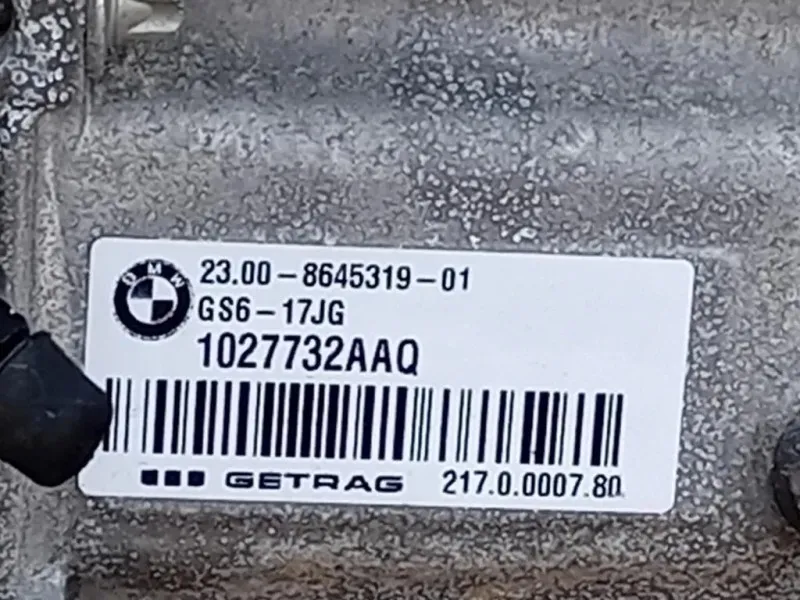 Cambio GS6-17JG 6 MARCE MANUALE Bmw Serie 1 F20 Berlina 2015