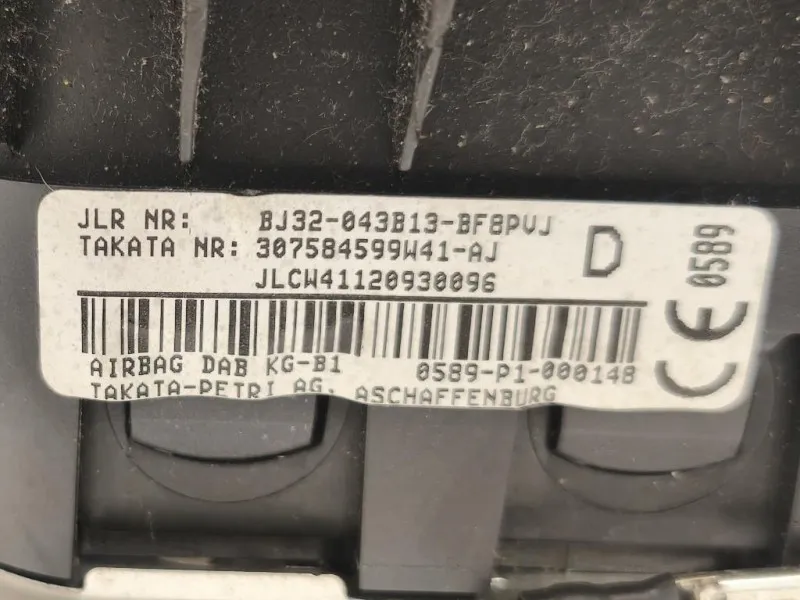 Air-bag Guidatore BJ32-043B13-BF8PVJ Land Rover Range Rover Evoque I 2011