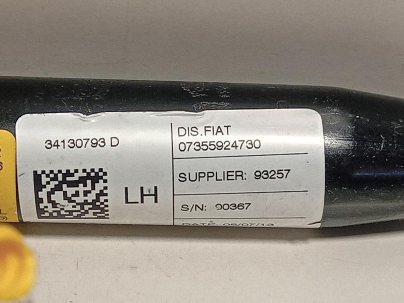 Cintura DI Sicurezza Sedile ANT SX 0735557301034130793D Fiat 500L 2013
