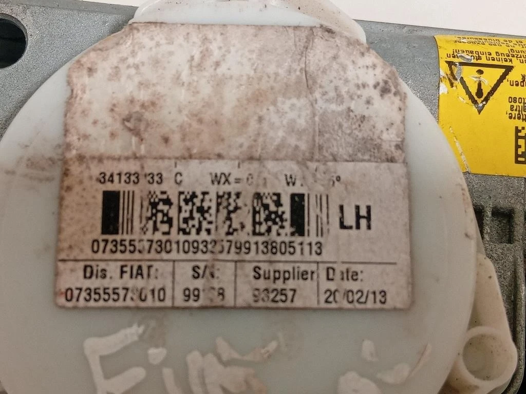 Cintura DI Sicurezza Sedile ANT SX 0735557301034130793B Fiat 500L 2013