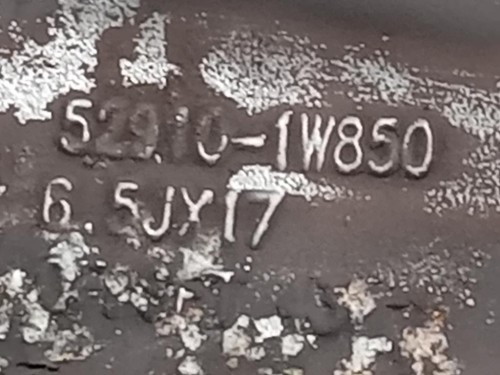 KIT 4 Cerchi 52910-IW850 65JX17 20545 R17 Kia RIO III 2012