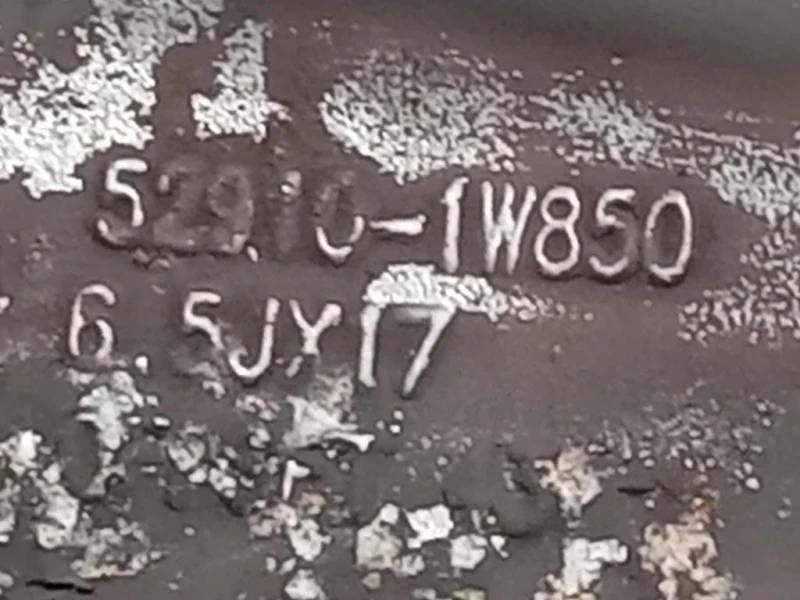 KIT 4 Cerchi 52910-IW850 65JX17 20545 R17 Kia RIO III 2012