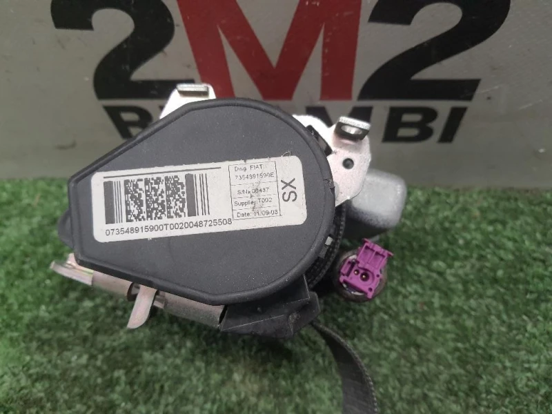 Cintura DI Sicurezza Sedile ANT SX 735489159 Fiat QUBO 2008