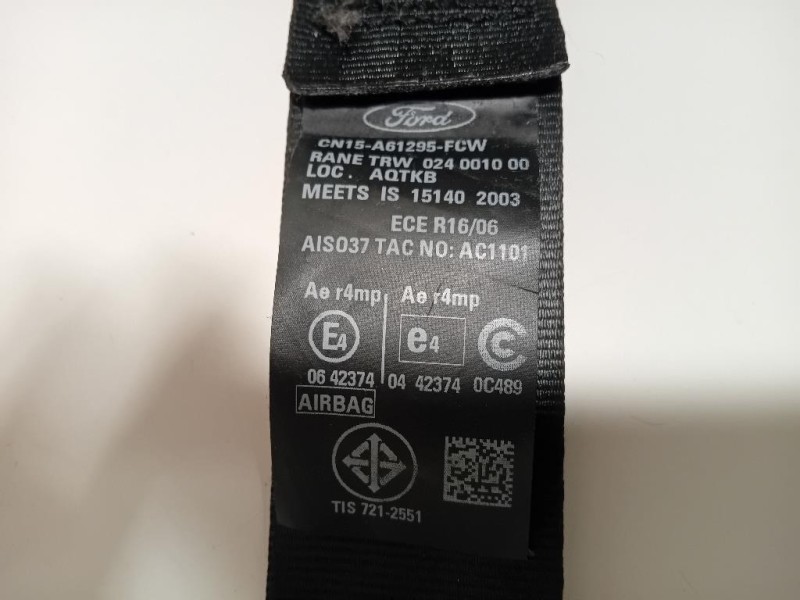 Cintura DI Sicurezza Sedile ANT SX CN15-A61295-FCW Ford Ecosport 2017