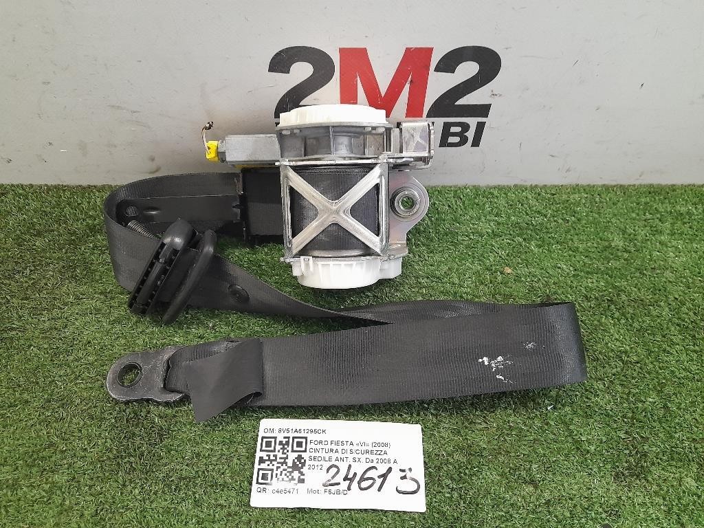 Cintura DI Sicurezza Sedile ANT SX 8V51A61295CK Ford Fiesta VI 2008