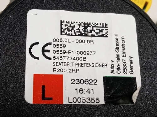 Cintura DI Sicurezza Sedile ANT SX LV4BS61295BDW Ford KUGA III 2020