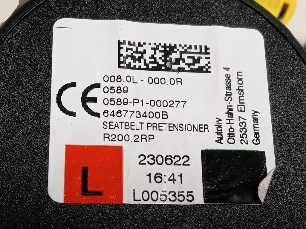 Cintura DI Sicurezza Sedile ANT SX LV4BS61295BDW Ford KUGA III 2020