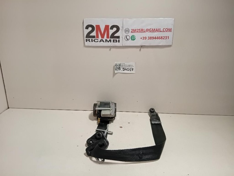 Cintura DI Sicurezza Sedile ANT SX BK21-V61294-DCW Ford Transit Custom I 2013
