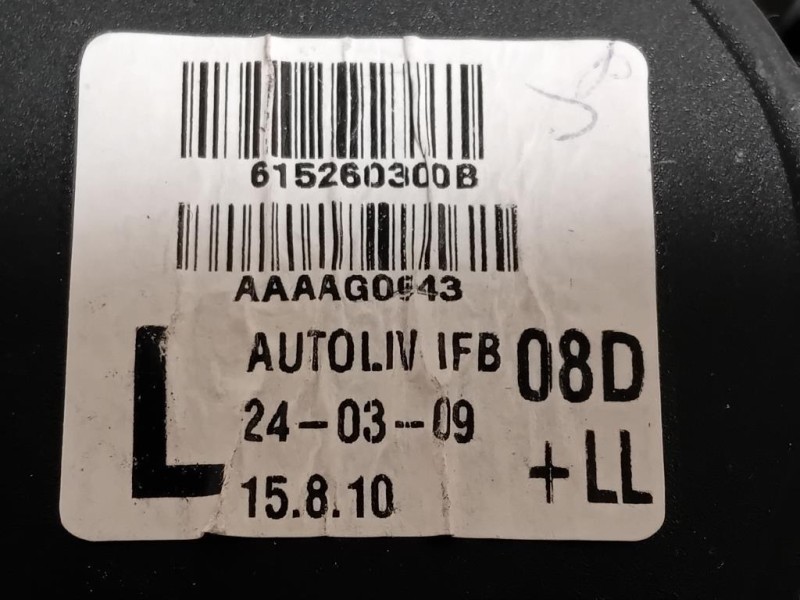 Cintura DI Sicurezza Sedile ANT SX 615260300B Hyundai I10 I 2008
