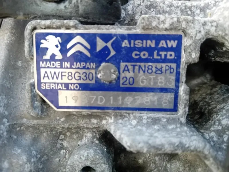 Cambio AWF8G30 8 MARCE AUTOMATICO Citroen DS3 Crossback 2018