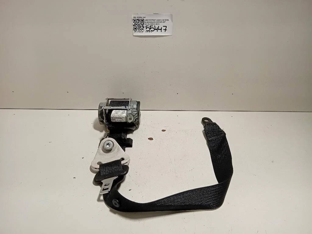 Cintura DI Sicurezza Sedile ANT SX 605884104C Jeep Patriot 2007