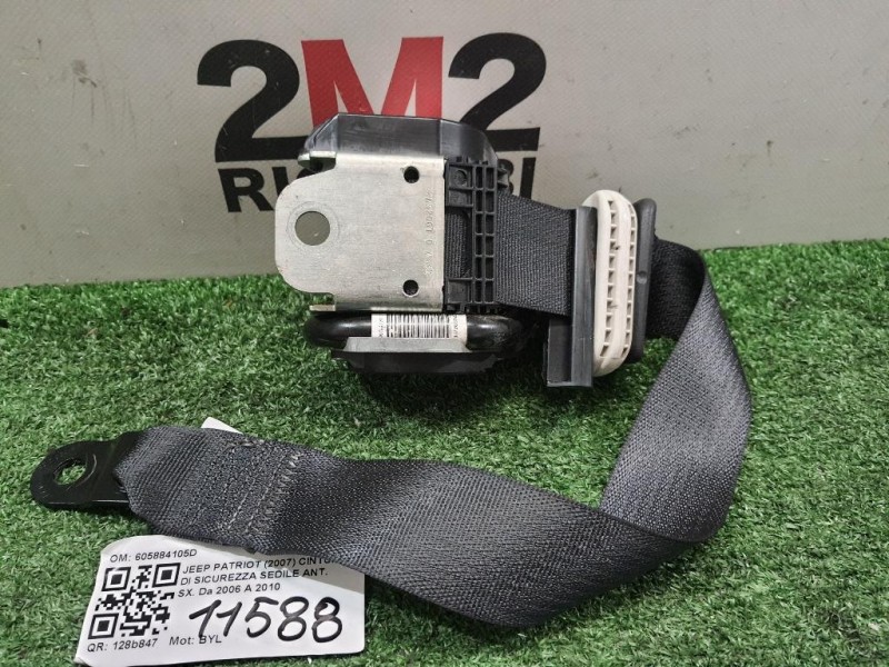 Cintura DI Sicurezza Sedile ANT SX 605884105D Jeep Patriot 2007