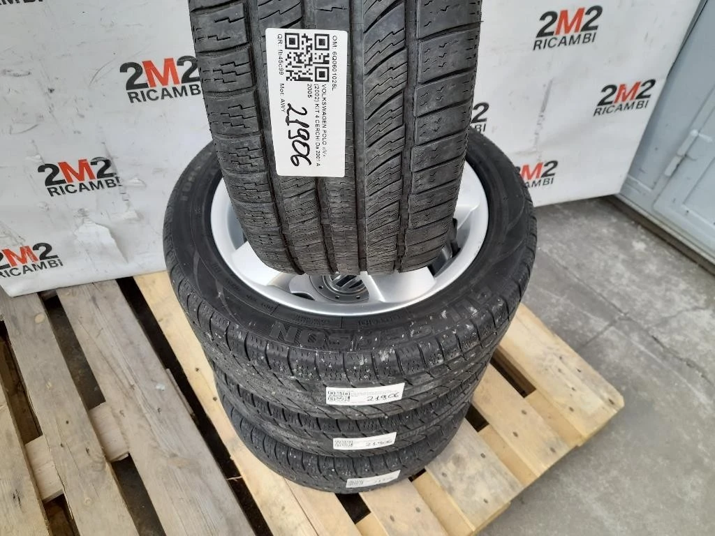 KIT 4 Cerchi 6Q0601025L Volkswagen POLO IV 2002