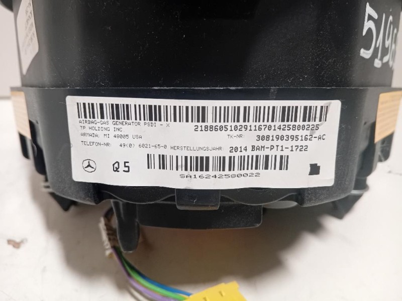 Air-bag Guidatore 308190395162 Mercedes Classe A W176 2013