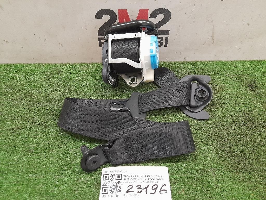 Cintura DI Sicurezza Sedile ANT SX A1768602185 Mercedes Classe A W176 2015
