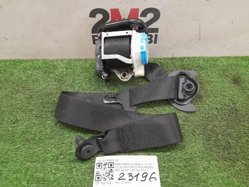 Cintura DI Sicurezza Sedile ANT SX A1768602185 Mercedes Classe A W176 2015
