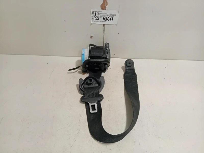Cintura DI Sicurezza Sedile ANT SX 307068099228 Mercedes Classe B W246 2012