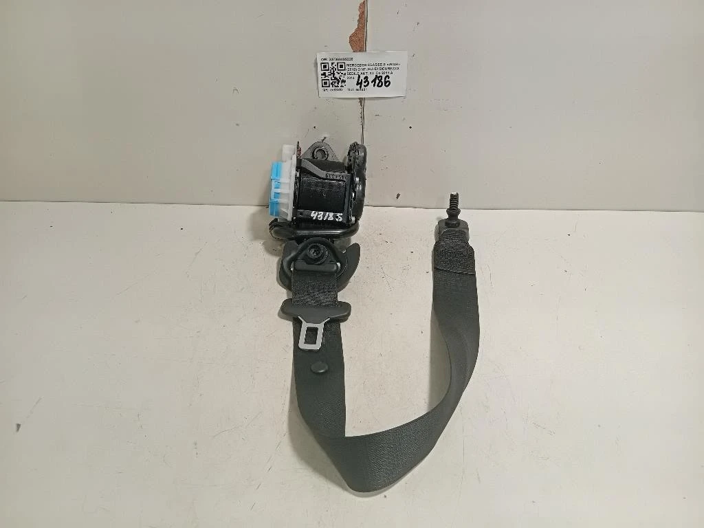 Cintura DI Sicurezza Sedile ANT SX 307068099228 Mercedes Classe B W246 2012