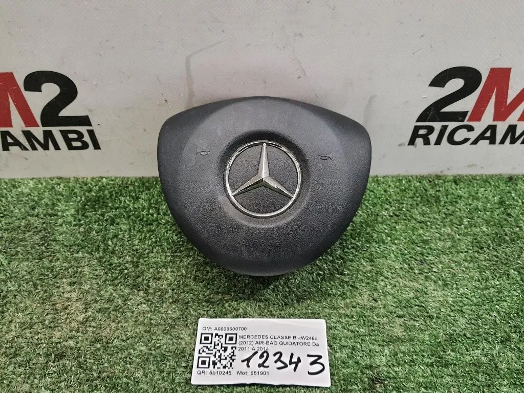 Air-bag Guidatore A0008600700 Mercedes Classe B W246 2012