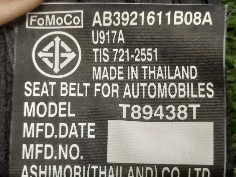 KIT Airbag AB39-21043B13-AAB39-21044H30-ADAB3921611B08A Ford Ranger IV 2012