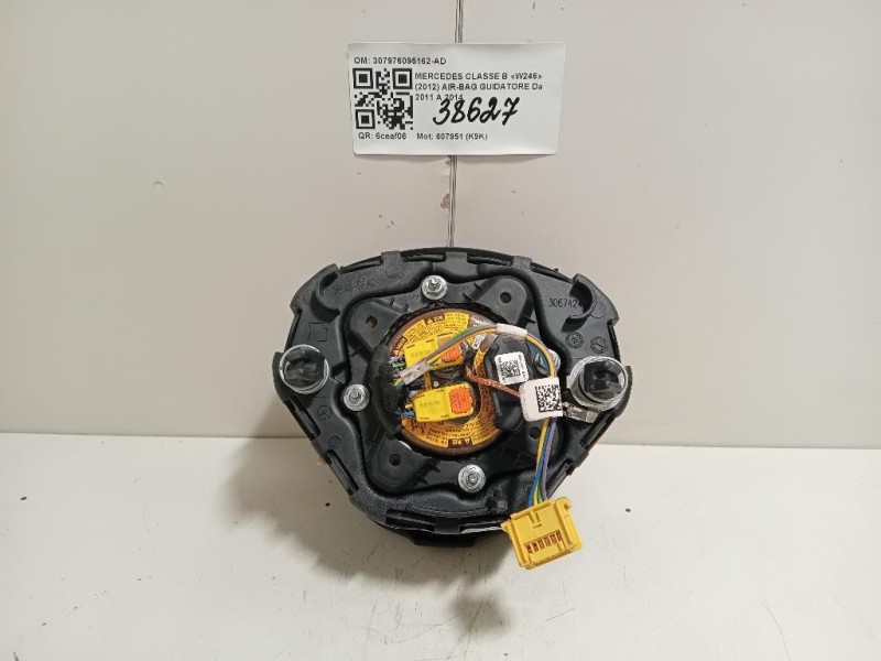 Air-bag Guidatore A21886034029116 307976095162 Mercedes Classe B W246 2012