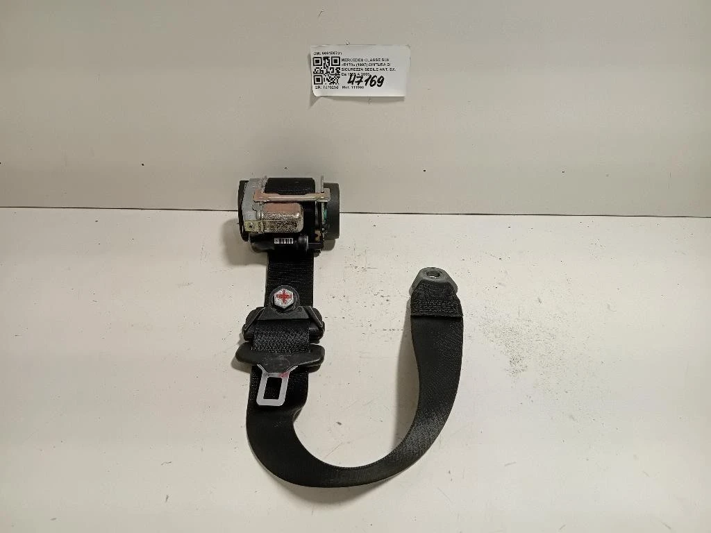 Cintura DI Sicurezza Sedile ANT SX 566186701 Mercedes Classe SLK R170 1997