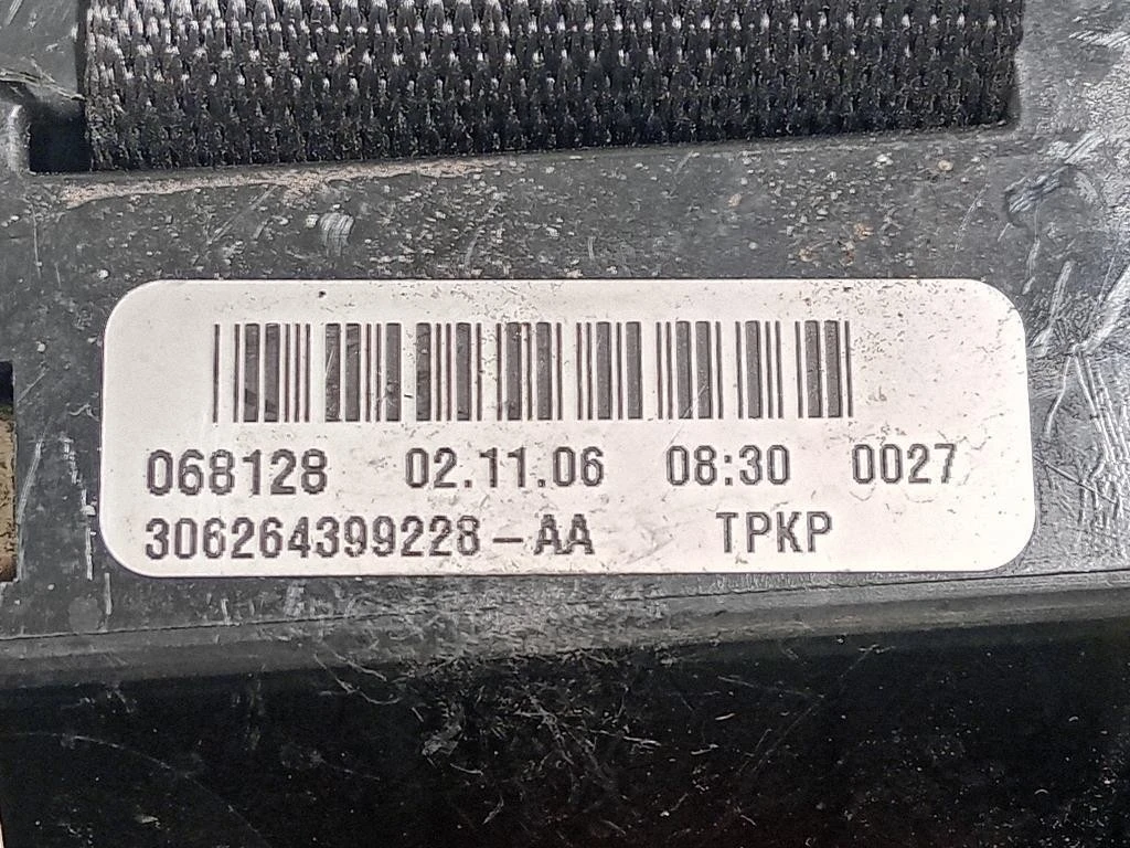 Cintura DI Sicurezza Sedile ANT SX 306264399228 Mercedes Classe SLK R171 2004