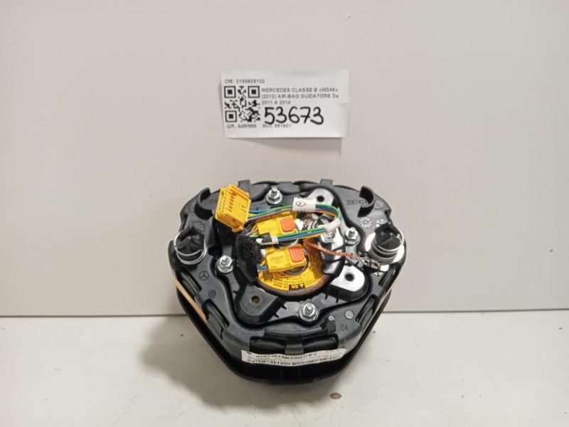 Air-bag Guidatore 2188605102 Mercedes Classe B W246 2012