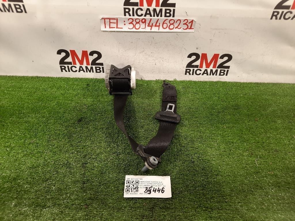 Cintura DI Sicurezza Sedile ANT SX A1718601185 Mercedes Classe SLK R171 2008
