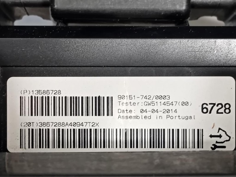 KIT Airbag KIT AIRBAG Opel Astra J 2012