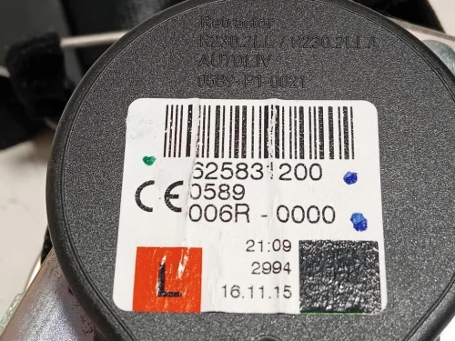 Cintura DI Sicurezza Sedile ANT SX 625831200 Mini MINI Cooper F56 2014