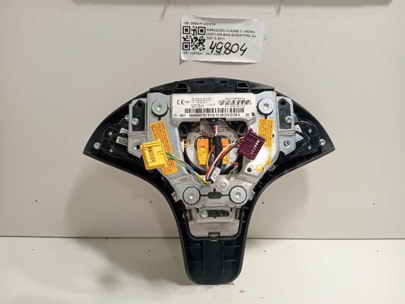 Air-bag Guidatore 0589-P1-001019 Mercedes Classe C W204 2007