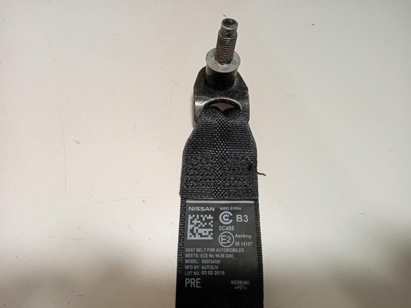 Cintura DI Sicurezza Sedile ANT SX 86885 BV86A Nissan JUKE I 2010