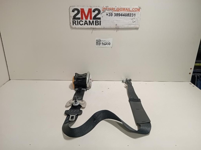 Cintura DI Sicurezza Sedile ANT SX 1085884 Nissan Micra IV 2013