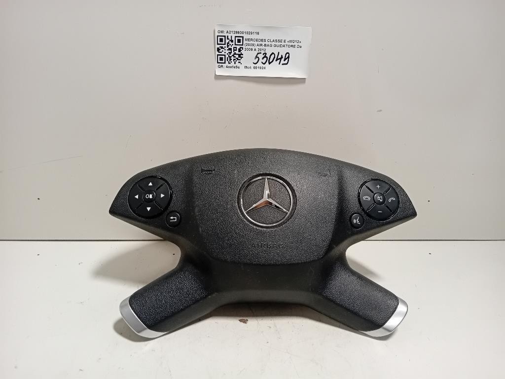 Air-bag Guidatore A21286001029116 Mercedes Classe E W212 2009