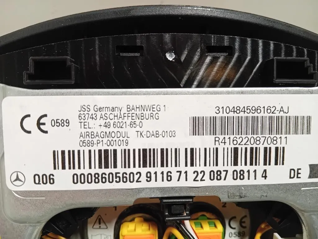 Air-bag Guidatore 310484596162 Mercedes Classe C W204 2011